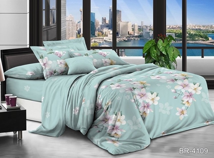 Постельное белье поликоттон Tag tekstil BR-4109