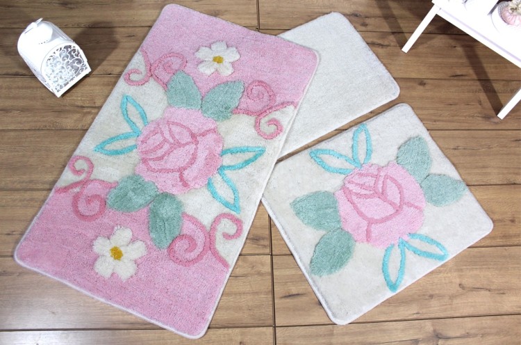 Коврик ванный Chilai Home Garden Pink 60x100