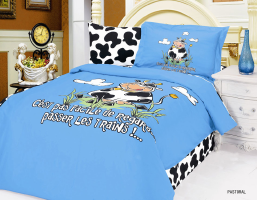 Постельное белье для новорожденного из сатина Le Vele Pastoral 100x150
