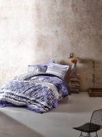 Постельное белье Cotton Box Lucca Mavi евро