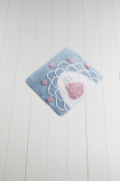 Коврик для ванной Chilai Home Dantel Blue 50x60