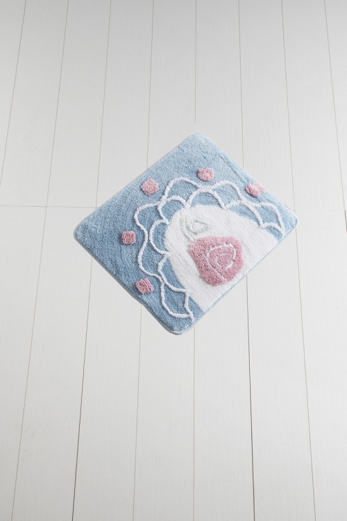 Коврик для ванной Chilai Home Dantel Blue 50x60
