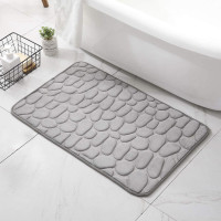 Коврик для ванной комнаты с эффектом памяти 50*80 см Homytex Камни Grey