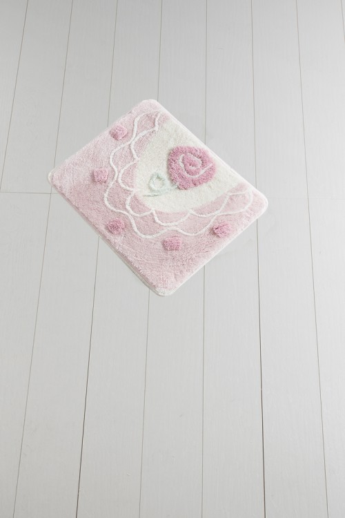 Коврик для ванной Chilai Home Dantel Pink 50x60