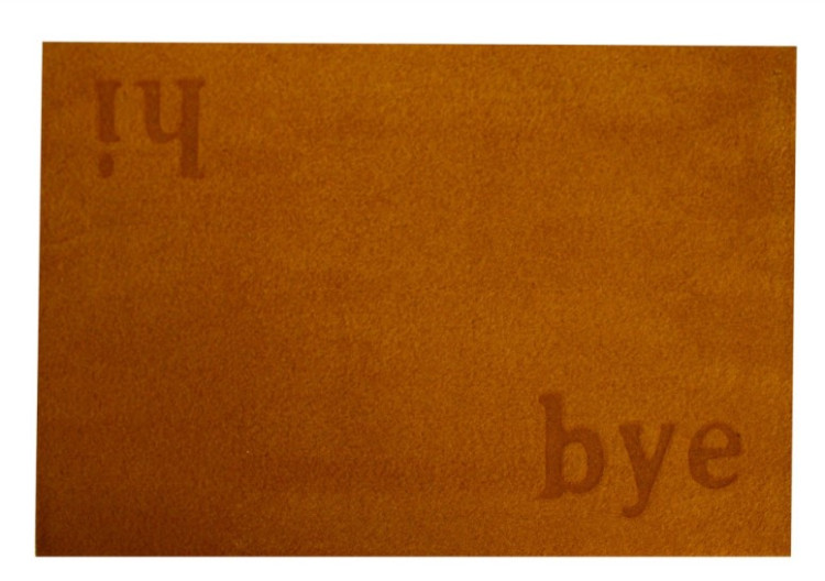 Коврик придверный IzziHome Parga Kahve Hi Bye 40x60