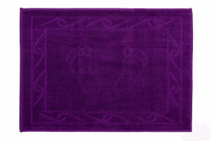 Полотенце-коврик для ног Hobby Hayal фиолетовый 50x70