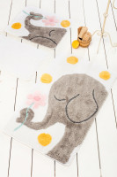 Коврик в ванную комнату Chilai Home Buyuk Fil Grey 60x100