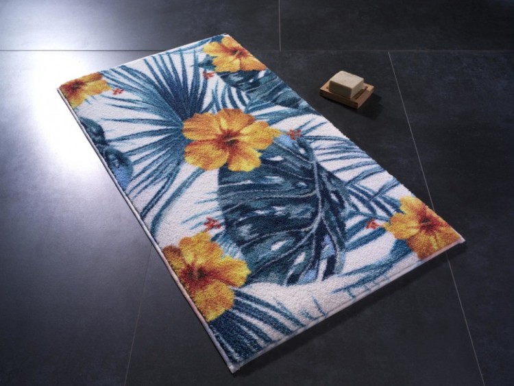 Коврик для ванной Confetti Hibiscus Turuncu 50x57