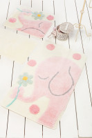 Коврик в ванную комнату Chilai Home Buyuk Fil Pink 60x100