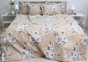 Комплект постельного белья Tag Tekstil Ranforce Gofre RG-03