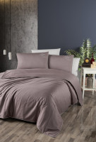 Постельное белье сатин де люкс First Choice Timeless lilac евро