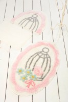 Коврик для ванной Chilai Home Sweet Bird Pink 60x100