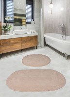 Набор ковриков для ванной комнаты Diva Shine Cream 60*100+50*60