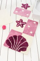Коврик ванный Chilai Home Deniz Yildizi Lila 60x100