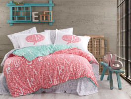Постельное белье Poplin Hobby Dream коралловый полуторный