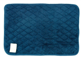 Коврик в ванную махровый IzziHome Maisonette Diamond синий 45x65