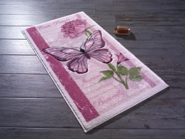 Коврик для ванной Confetti Carte Postale Pembe 50x57