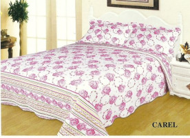 Покрывало стеганое с наволочками Dophia 220х250 Ibiza Carel