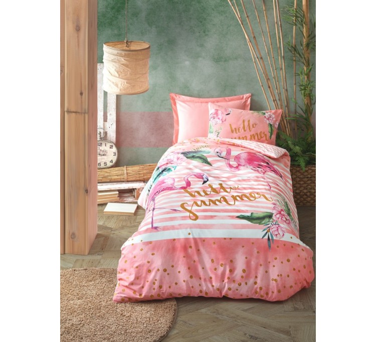 Подростковый комплект ранфорс Cotton Box Hello Summer pembe