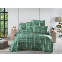 Комплект постельного белья LightHouse Flannel Checks евро